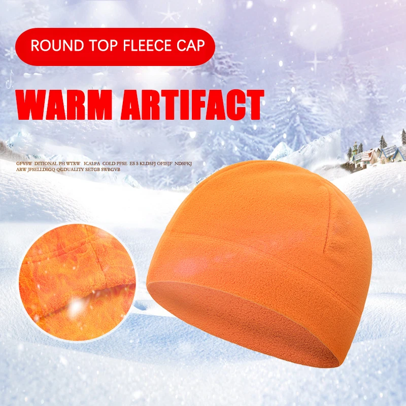 Ciepła czapka zimowa typu beanie, czapka wojskowa, miękka, męska, damska, narciarska, rowerowa, przyjazna dla skóry, antystatyczna, termiczna, polarowa, do biegania, wiatroodporna