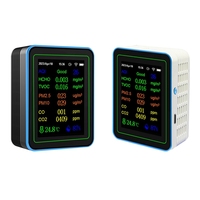 Tuya Wifi 12 In 1 Air Quality Monitor Multifunction PM2.5 AQI PM1O HCHO TVOC CO CO2 Screen Display Air Detector