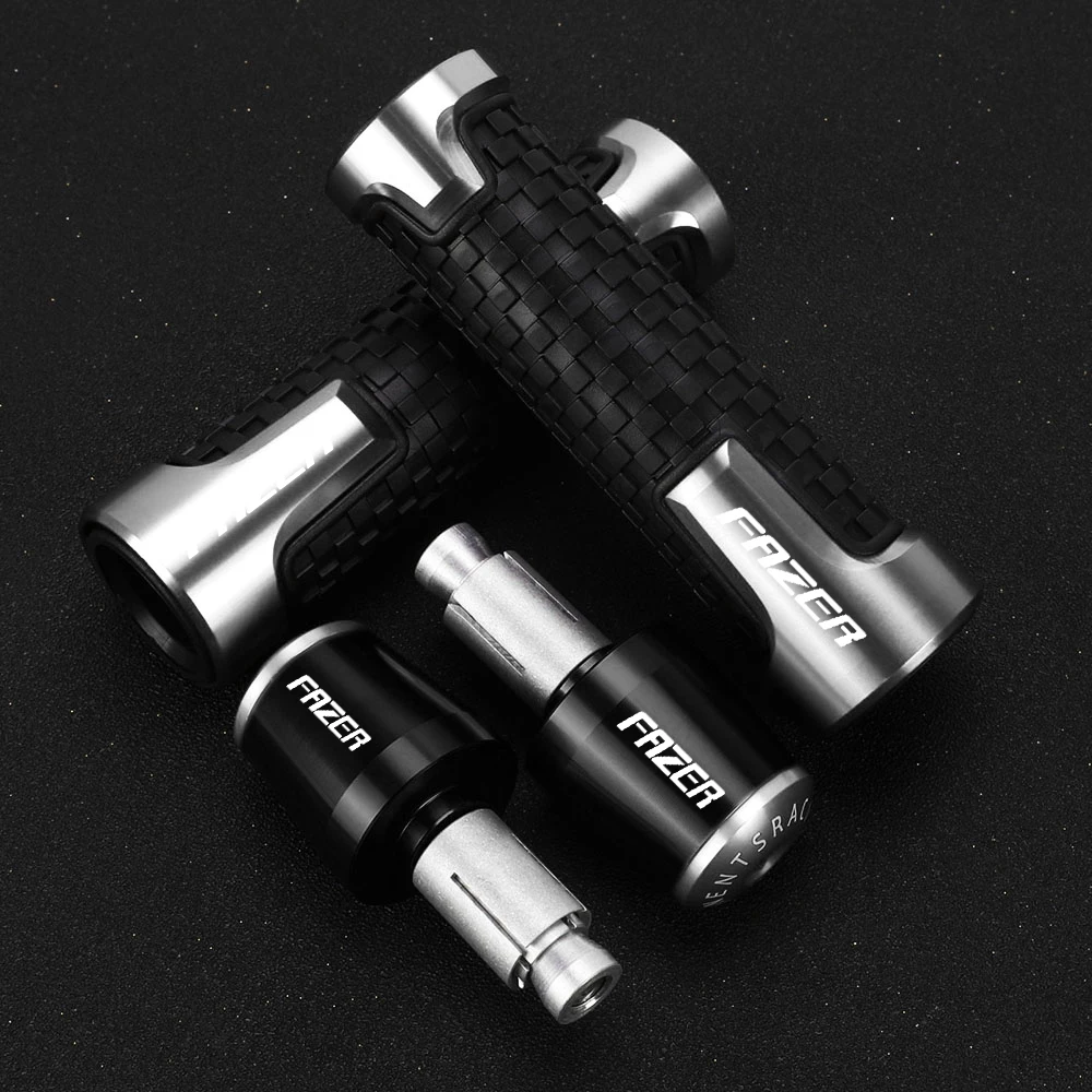 Motorcycle CNC Alloy Aluminum Handlebar Grip End Handle Bar Grips FOR Yamaha FZS 600 FZS600 Fazer 1998-2003 1999 2000 2001 2002