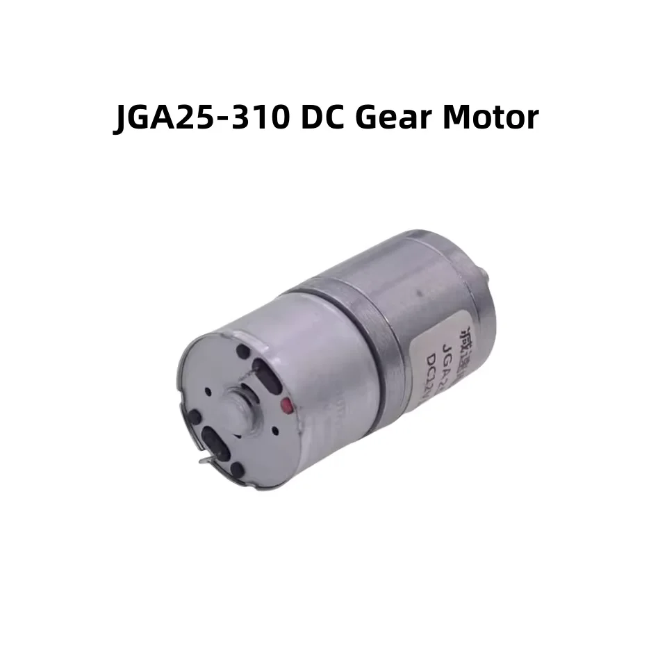 

12V JGA25-310 DC Gear Motor For Smart Car Robot All-Metal Gear Forward And Reverse Speed Adjustable CW/CCW DIY Model