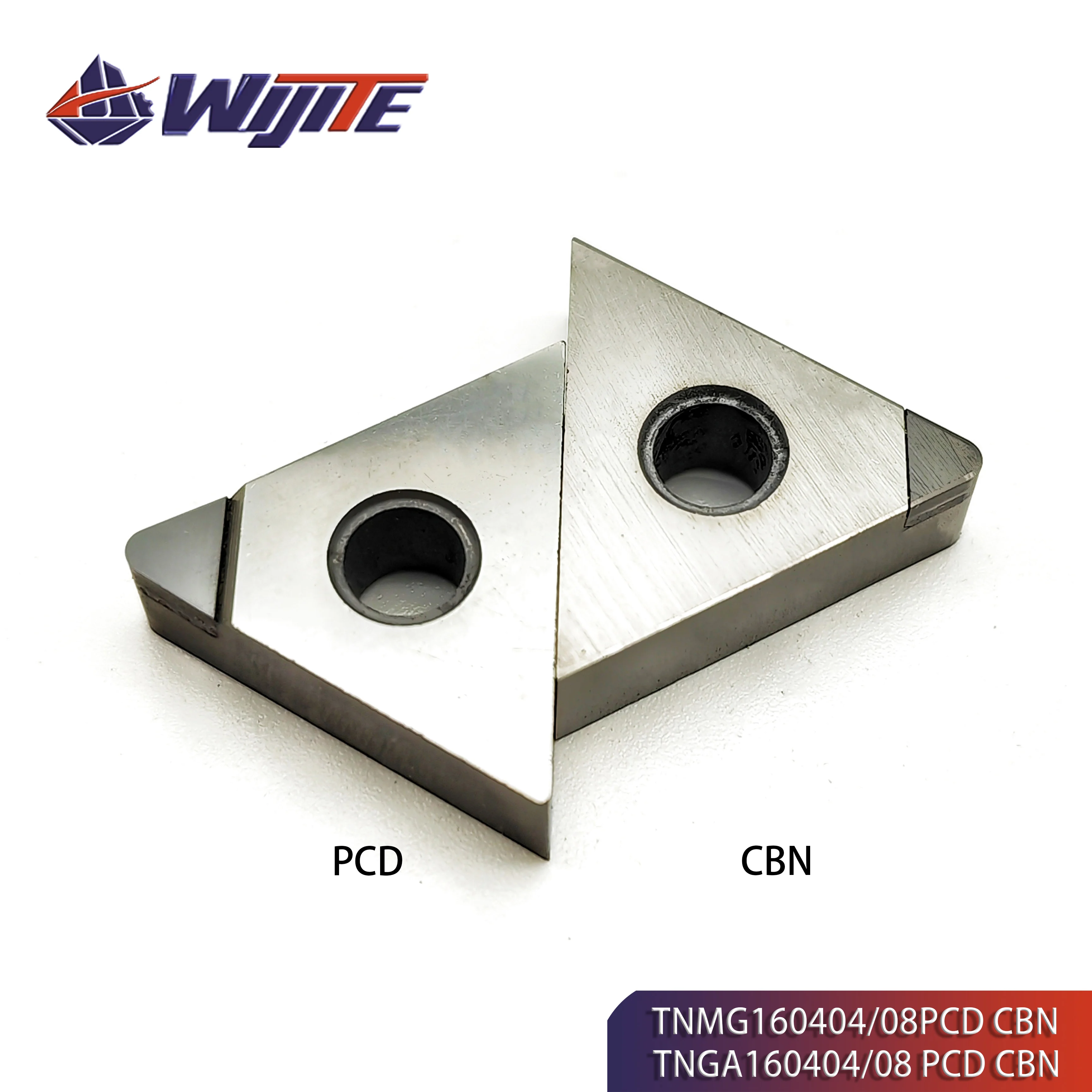 

CBN TNMG160402 04 08 TNGA160404 08 Tool Machining hard and cast iron CNC machine PCD turning tool for aluminum copper TNMG TNGA