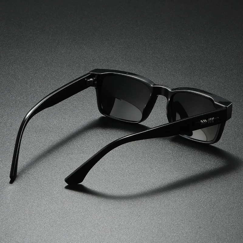 Gafas de Sol Polarizadas Cuadradas para Hombre, de Alta Calidad, con Marco Metálico, para Viajes, Senderismo, Playa, Pesca, Protección UV400