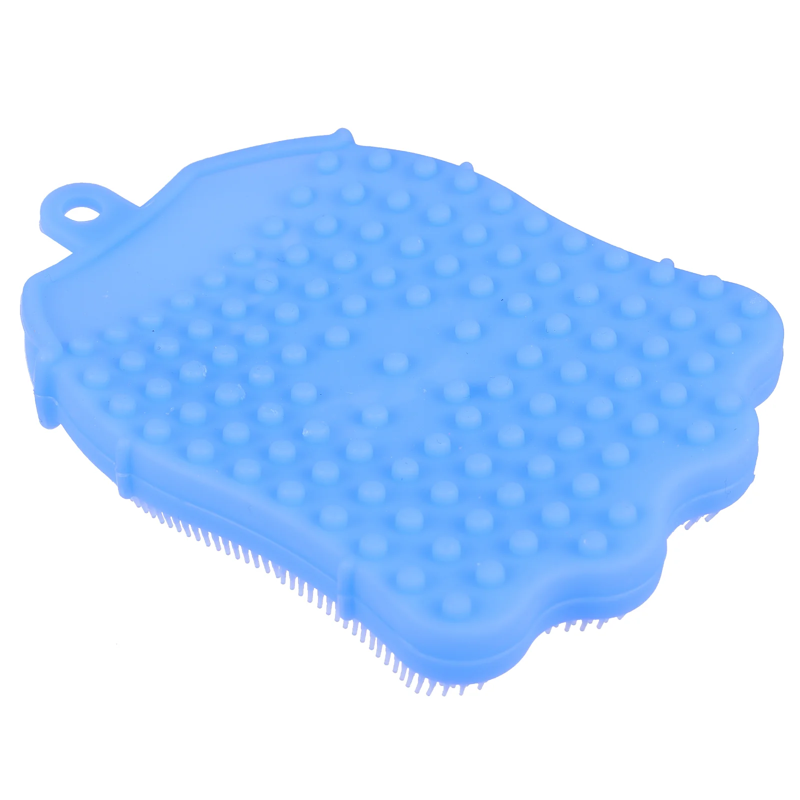 

Dispenser Bath Brush Newborn Face Scrubber Facial Silica Gel Baby Scalp Infant Massage