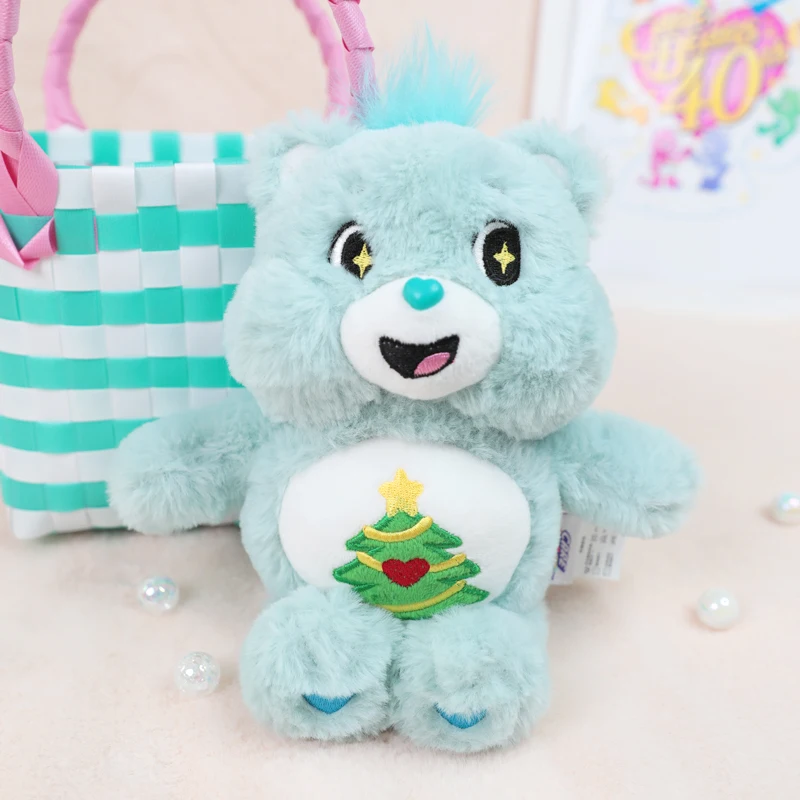 Original Care Bears 22cm Saugnapf-Plüsch-Anhänger Glänzender Liebesbär Cartoon-Puppe Heim- und Bürodekoration Geburtstags- und Feiertagsgeschenk für Mädchen – Detail 27