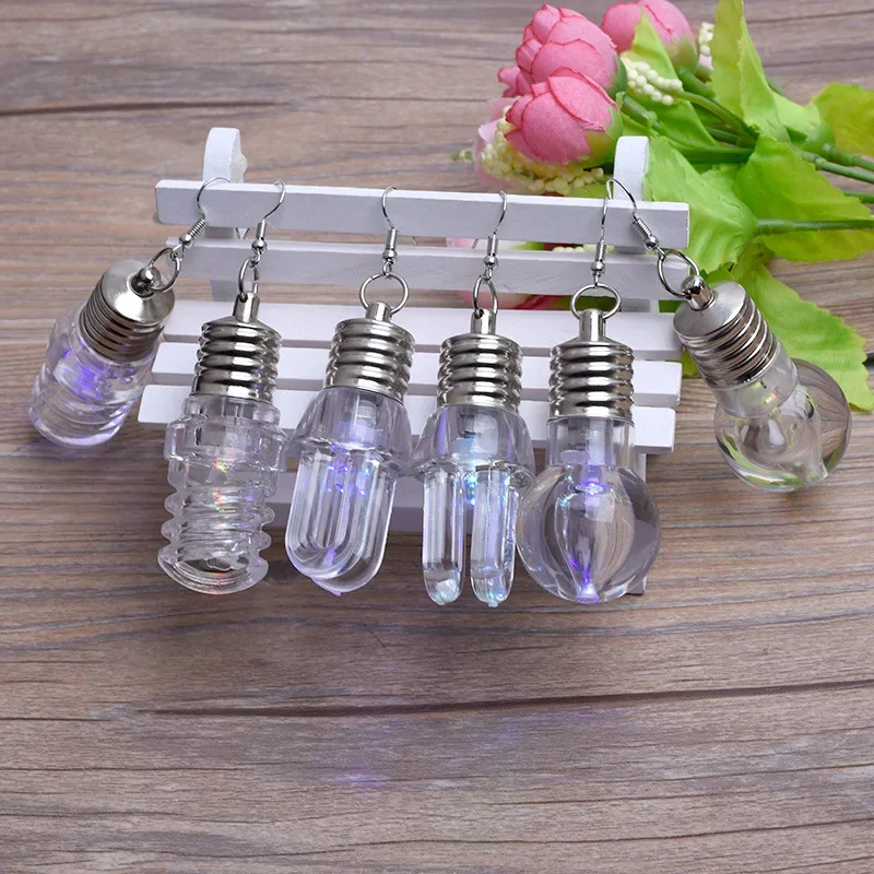 Glow Party Supplies LED Bulb Earrings Light Up Your Night