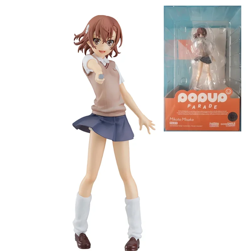 GSC Original Pop Up Parade Series A Certain Scientific Railgun Misaka Mikoto Anime Action Figure Toys For Boys Girls Kids Gifts