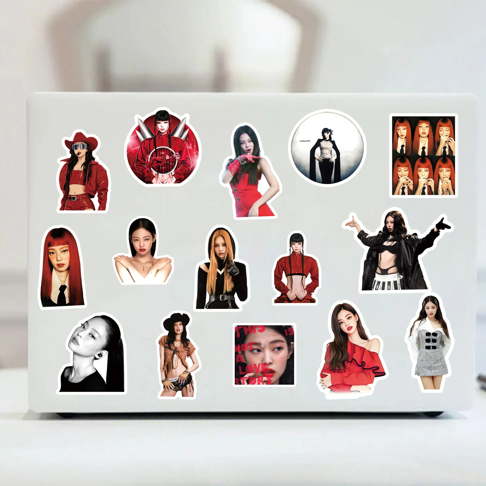 50 قطعة ملصق جيني روزي ملصقات صناعة يدوية سكرابوكينغ الهاتف الأمتعة سكيت الفينيل شارات مقاومة للماء #3