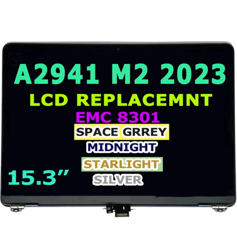 

A++NEW LCD Screen Display Assembly Midnight Blue for MacBook Air 15" M2 A2941 2023