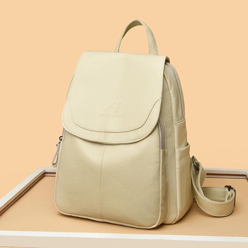 

Оригинальный брендовый женский рюкзак из мягкой кожи, школьные сумки для девочек, дизайнерский дорожный рюкзак большой вместимости, Mochilas