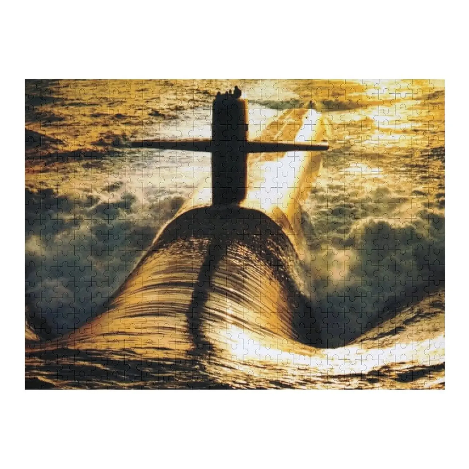 USS 메리랜드 (SSBN-738) 선박 상점 직소 퍼즐 나무 이름 동물 맞춤 선물 퍼즐