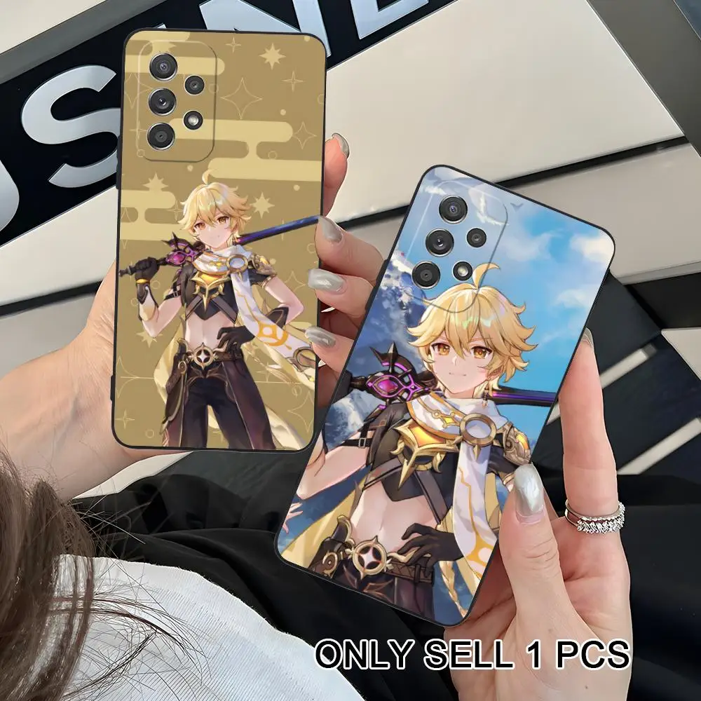 Game GI Aether Phone Case for Samsung Galaxy A57 56 55 54 53 52 51 37 36 35 34 33 32 31 5G Soft TPU Shockproof Cover