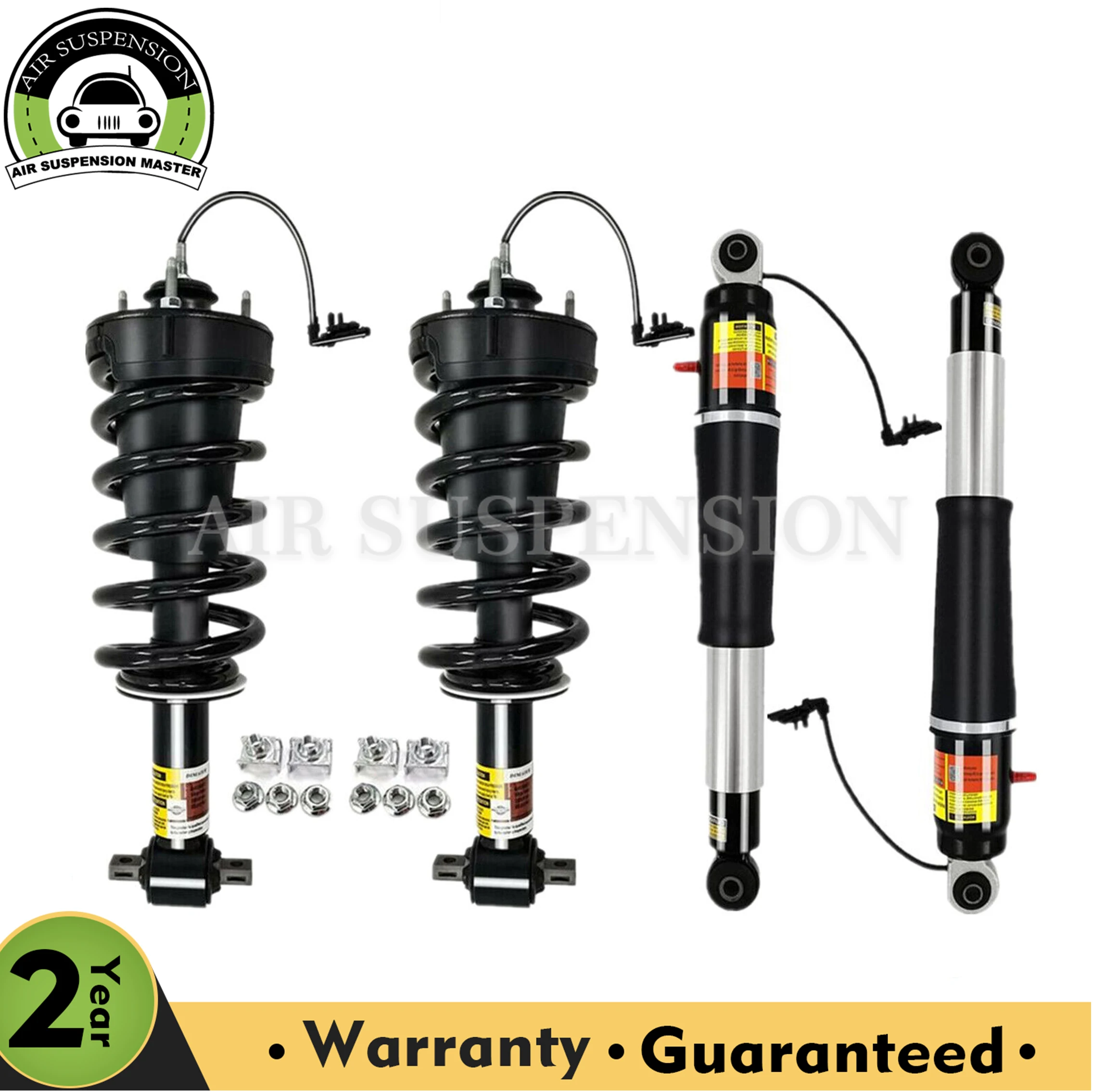 4PCS Front & Rear Shock Absorber for GM Escalade Suburban Tahoe Yukon 84977478 84176675