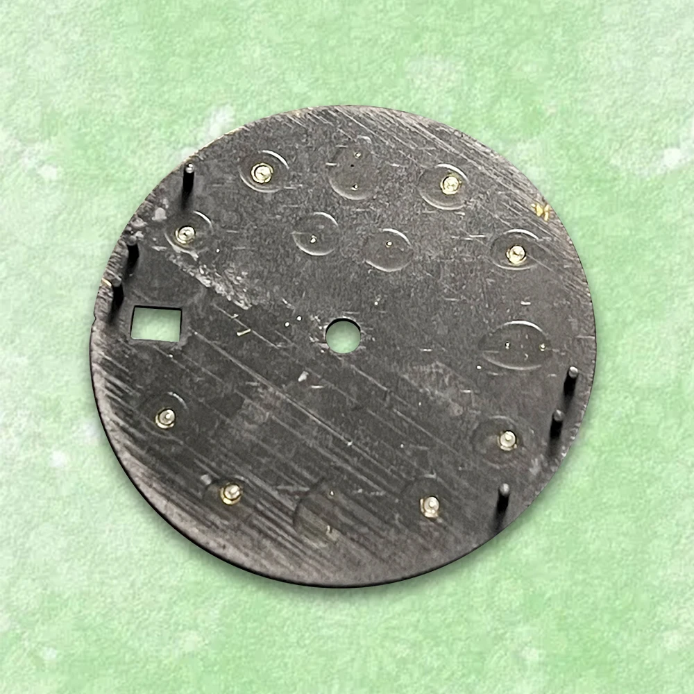 28.5mm S Logo Dial Suitable For NH35/NH36 Japanese Automatic Movement Blue Luminous Watch Modification Accessories