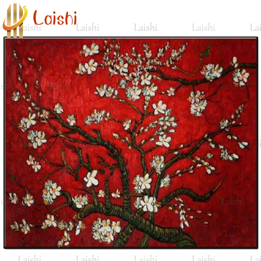 Van Gogh's Almond Blossom Diamond Painting, Mosaic Rhinestone Embroidery, Cross Stitch, Full Display, Home Decor