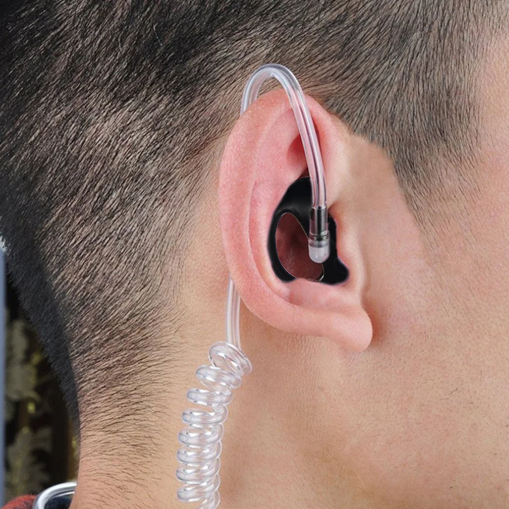 

3 пары силиконовых сменных насадок для акустических трубок, обеспечивающих надежную фиксацию, двусторонние