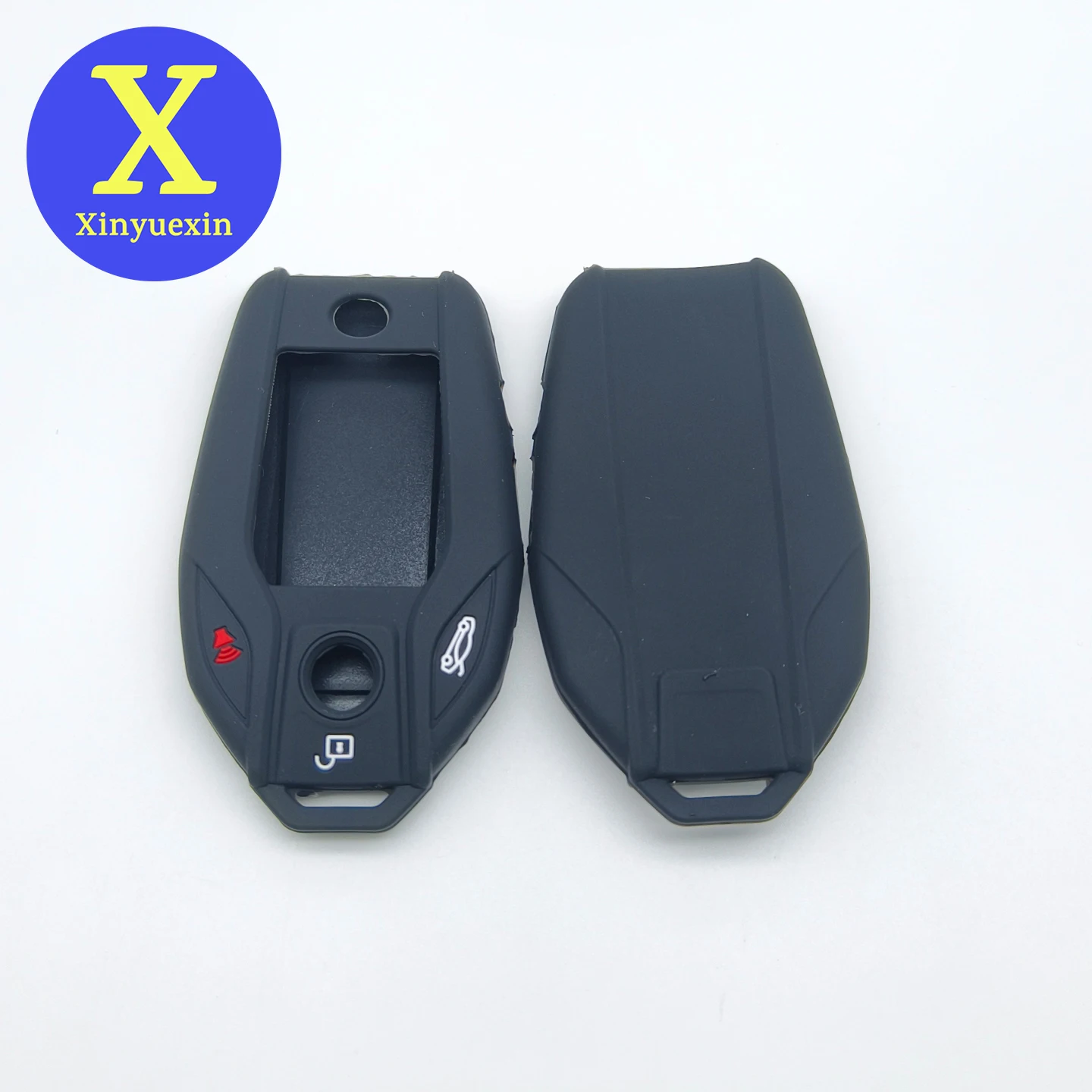 Xinyuexin 3 Button Silicone Key Case Cover Shell for BMW 5 6 7 Series 540i G30 G31 G32 X3 G01 X4 G02 X5 G05 X6 X7 G07 2 Pcs/lot