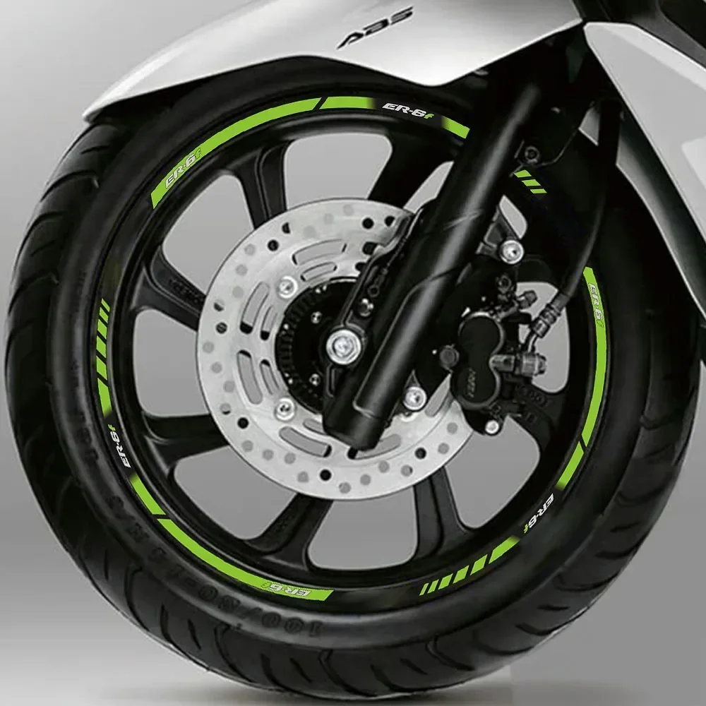 

Запчасти для мотоциклов Kawasaki ER-6F ER6F ER 6F, контурная наклейка для украшения колеса-5