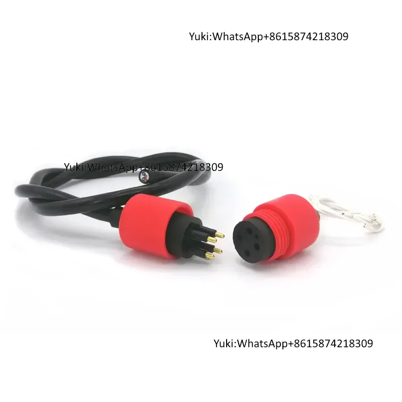 IP69 4p Pin Underwater Connector Wet Cable Screw Subconn for Rov
