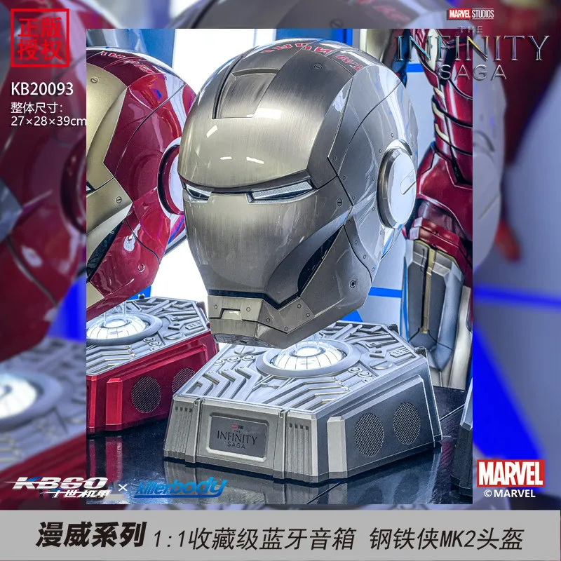 

Официальный лицензионный шлем Железного человека MK2 от Killerbody Marvel, масштаб 1:1, носимая модель-игрушка, подарок для коллекционеров, в наличии