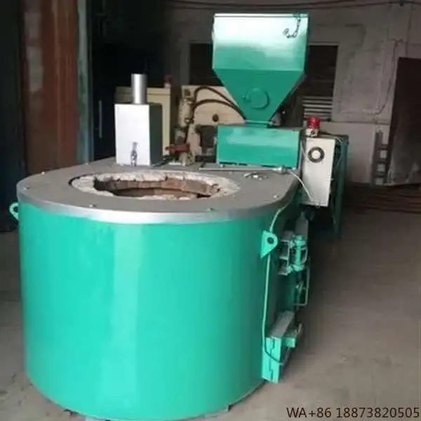 آلة الصهر J&Y صديقة للبيئة غاز ذوبان الألومنيوم يعمل بالغاز فرن صهر الألومنيوم الألومنيوم #3