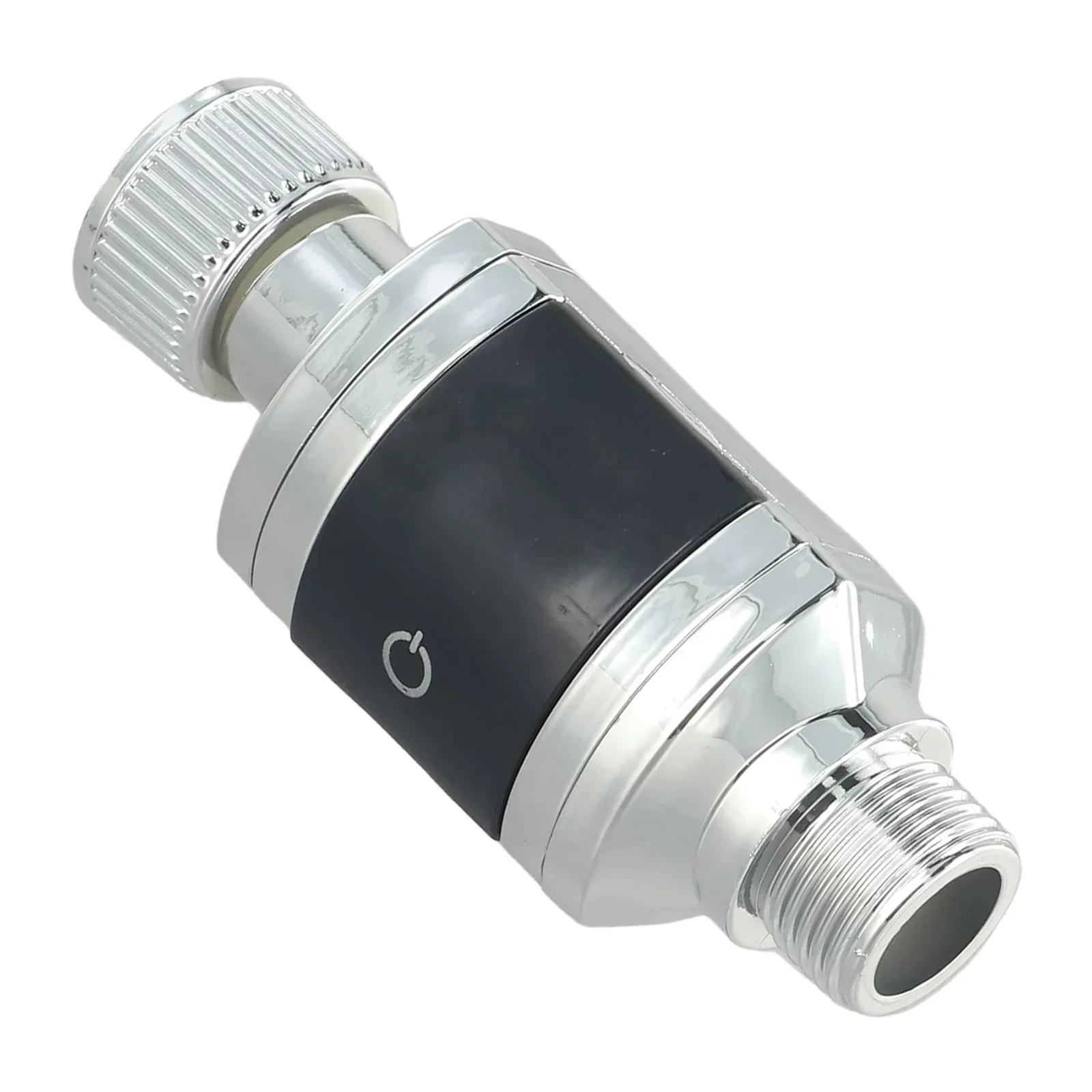 Shower Water Thermometer LED Power Display Household Shower Head Water Temperature Monitor 1/2 Inch Interface Shower Thermometer