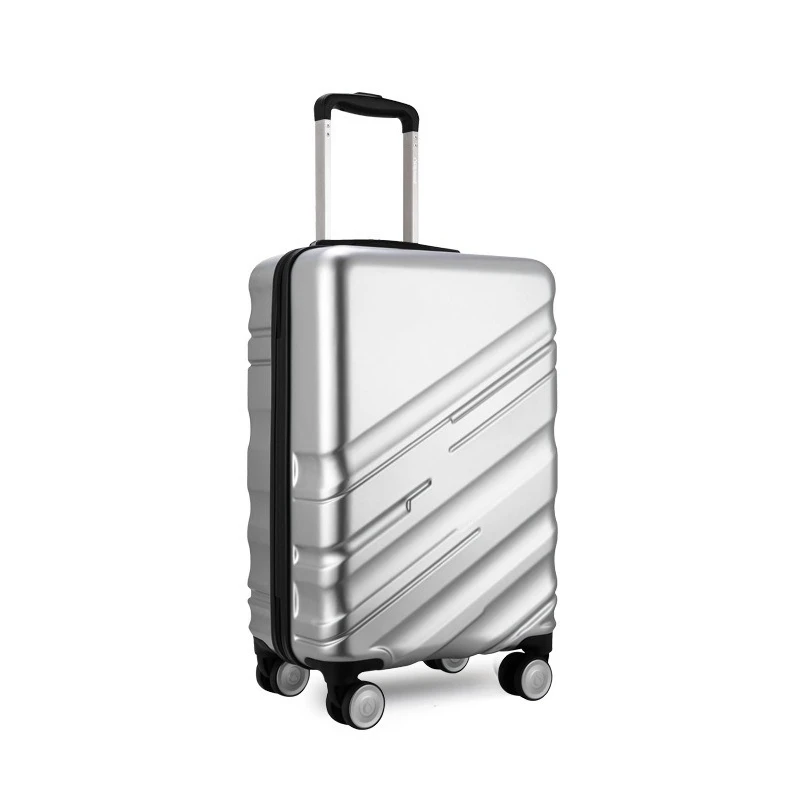 

Suitcase for business trip, ultra-light business boarding case, silver 20-inch fashion