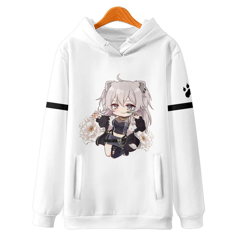 Hololive Engels VTuber shishirobotan Cosplay Hoodie 3D Gedrukt Sweatshirt Mannen Vrouwen Casual Trui Jasje