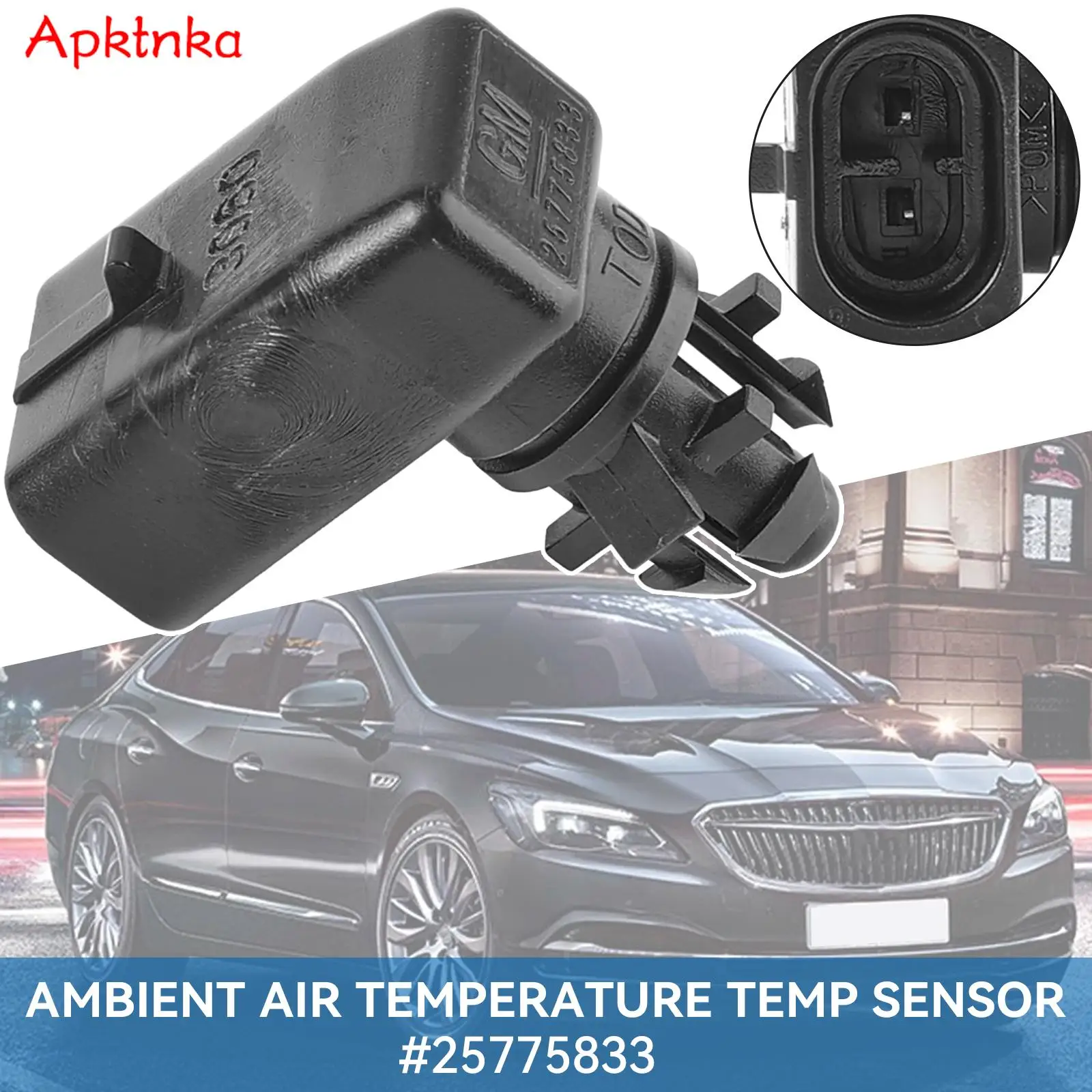 

OUTSIDE Ambient Air Temperature Sensor 25775833 15035786 10396844 For GM GMC Chevrolet Cruze Cadillac Opel Vauxhall Astra Vectra