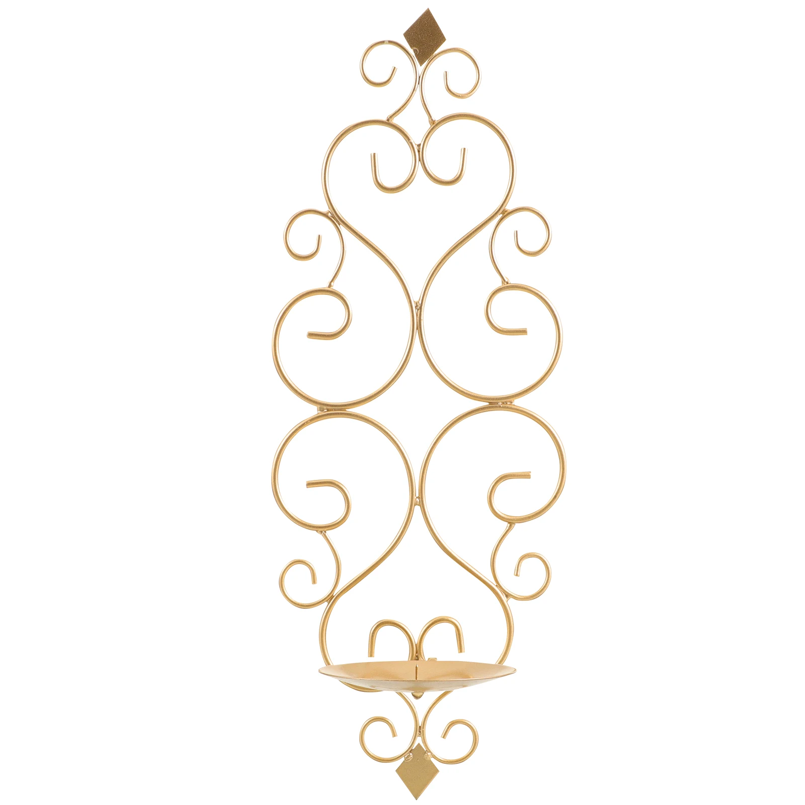 

Wrought Iron Holders For Wall Holder Decorative Metal Sconce Foldable Room Bedroom Retro Style