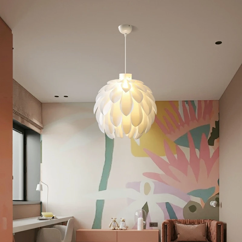 

Postmodern Ins Cream Style Restaurant Room Bedroom Chandelier Nordic Creative Personality Minimalist Designer LED Pendant Light