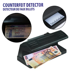 Detector de dinero falso con luz UV, comprobador práctico de moneda