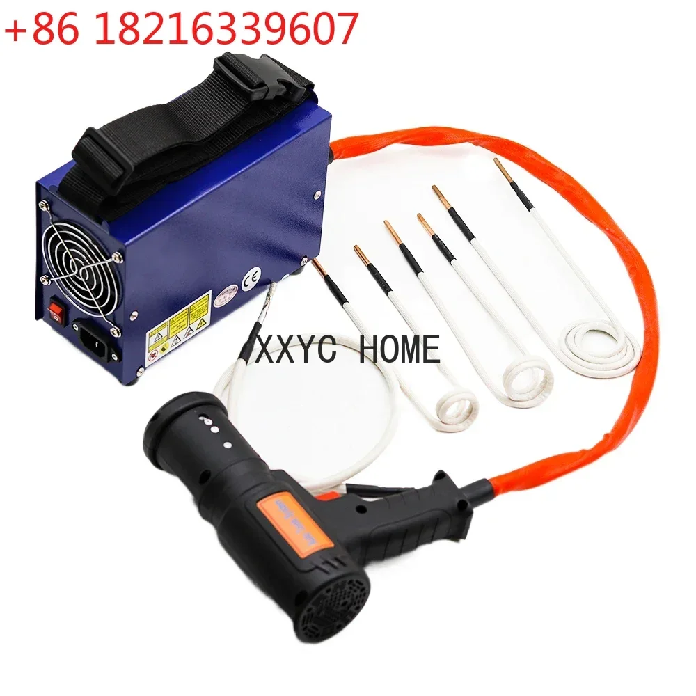 1500W Magnetic Induction Heater Circuit Diy for Car Repair Bolt Remover Tools Set Welding Equipment AC 220V with 4 Pieces Coil