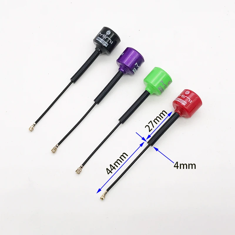 MINI RHCP 5.8G Lollipop 4 เสาอากาศ HIGH GAIN 2.8Dbi เครื่องส่งสัญญาณ FPV/ตัวรับสัญญาณ SMA/RP-SMA/MMCX/UFL เสาอากาศสําหรับ RC FPV Racing Drone