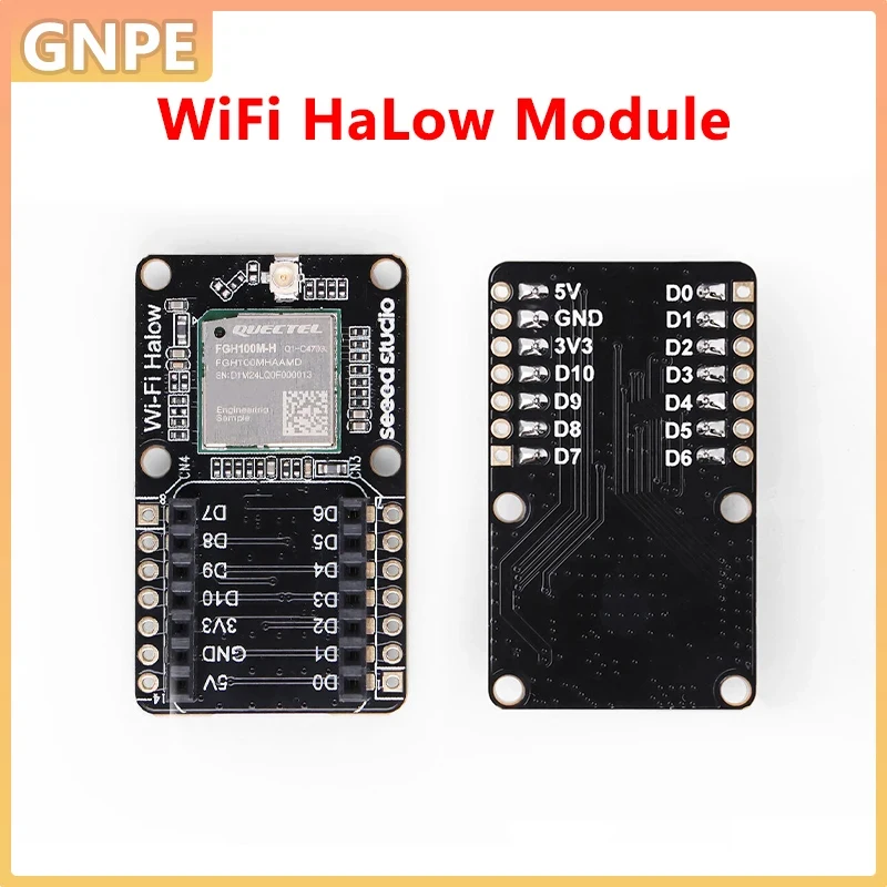 Seeed Studio Wi-Fi Halow Transceiver Module, Long-Range Connectivity, FGH100M-H, XIAO, 902- 928Mhz, Iot Applications Mhz