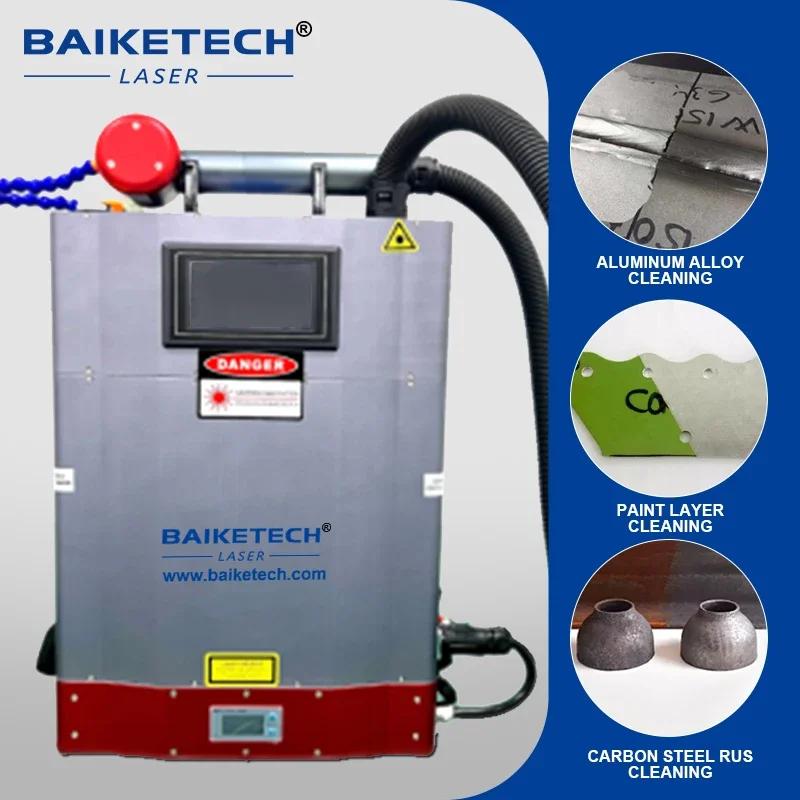 TH-FLC100SZ حقيبة الظهر المحمولة نبض آلة التنظيف بالليزر الطلاء النفط الصدأ إزالة طلاء الليزر الأنظف ماكس الطاقة 100 واط للبيع