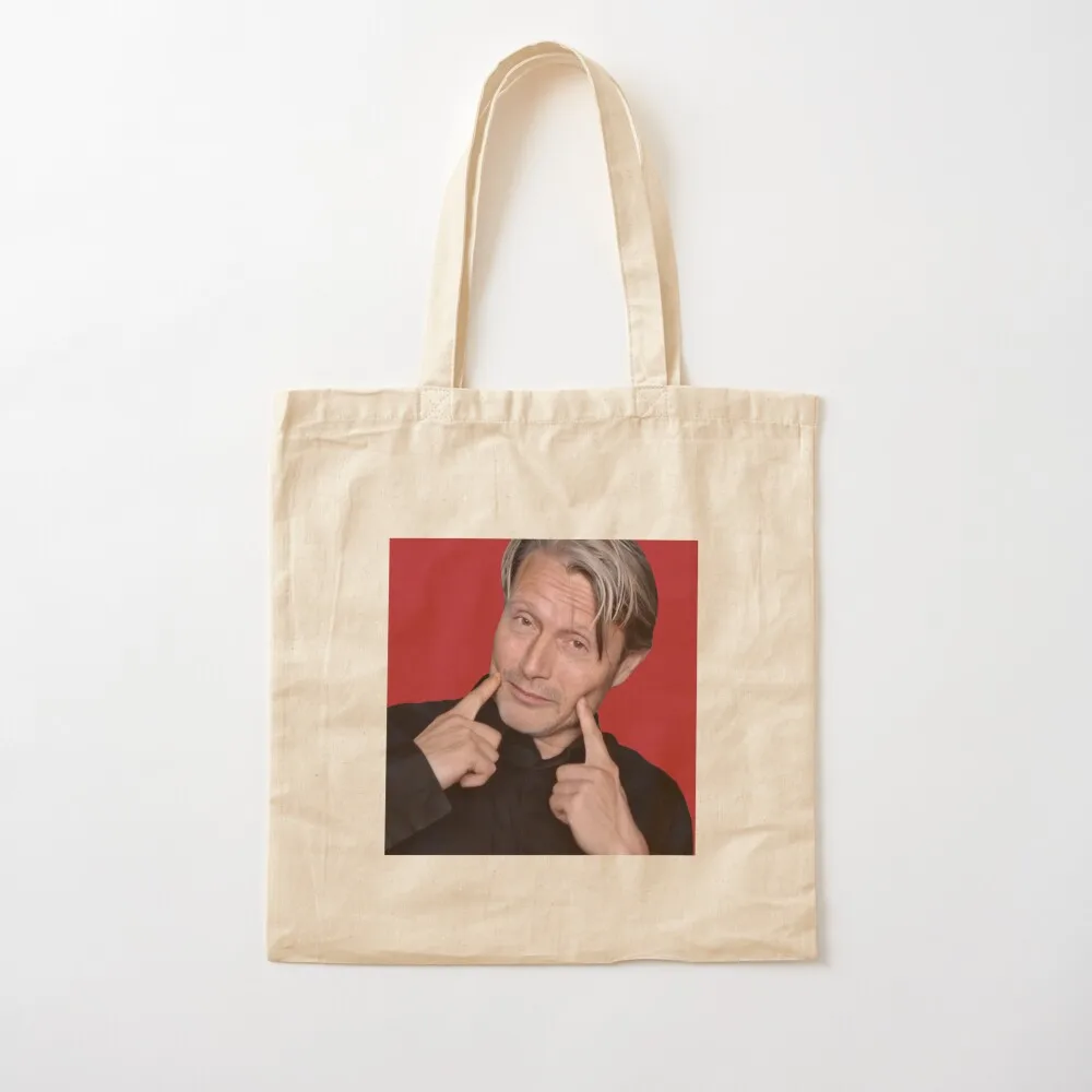 Mads Mikkelsen Tote Bag tote screen Customizable Canvas