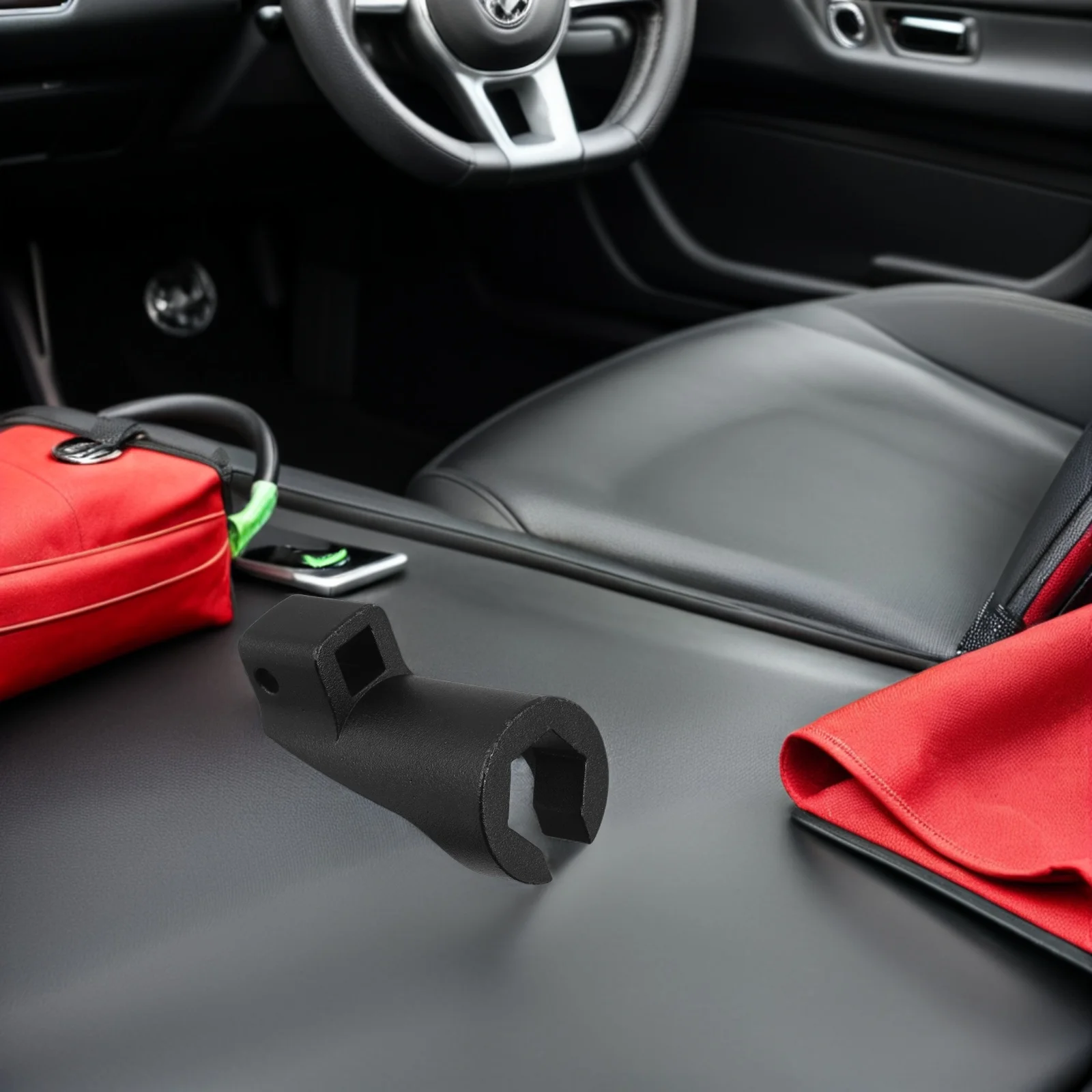 

High Pressure Fuel Line Socket 19mm Durable Carbon Steel Slotted Flare Nut Tool for Diesel Injector Fuel Line Repair