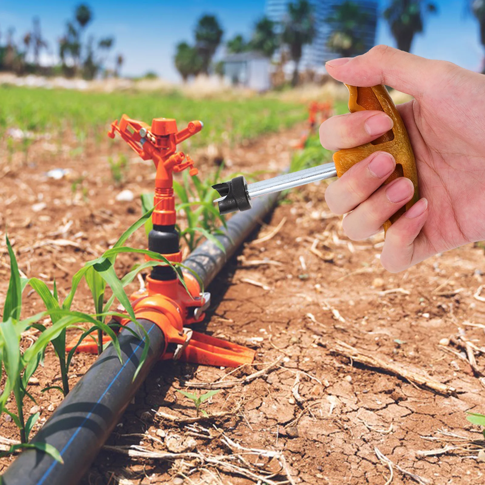 

Hole Punch Tool 16Mm For Irrigation Tube Drip System Plastic Puncher Self Watering Kit Gardening Supply Adjustable