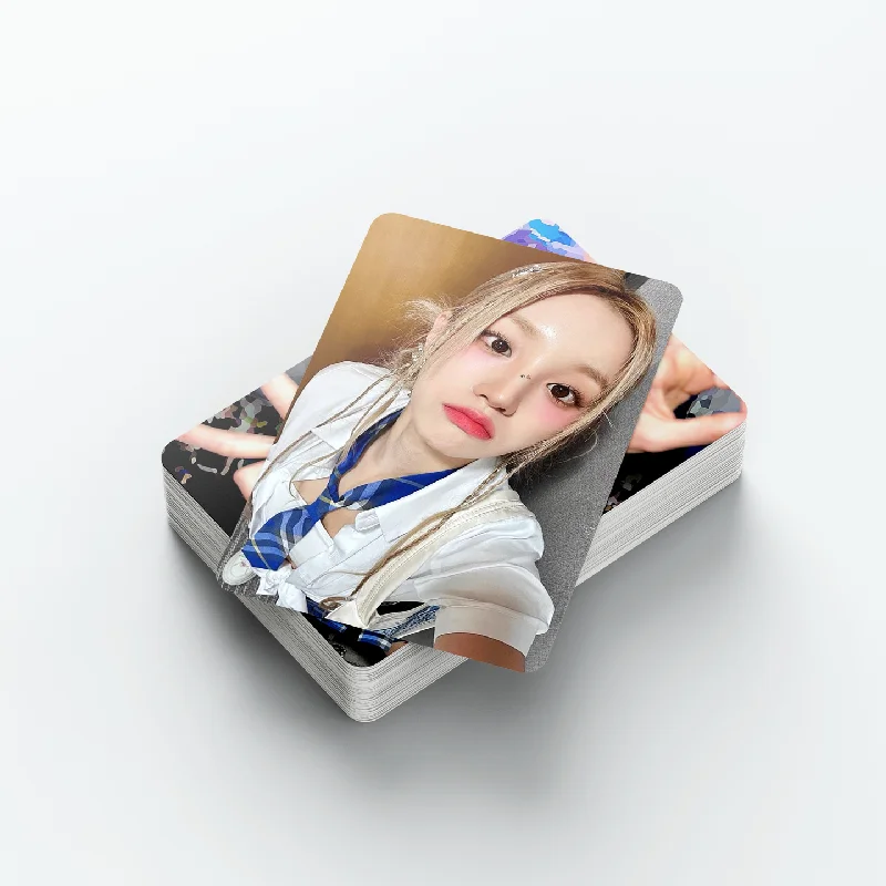 55Pcs/Set Kpop GIDLE Song Yuqi Lomo Card High Quality Postcard HD Double-sided Photo Cards Fans Collection Gift