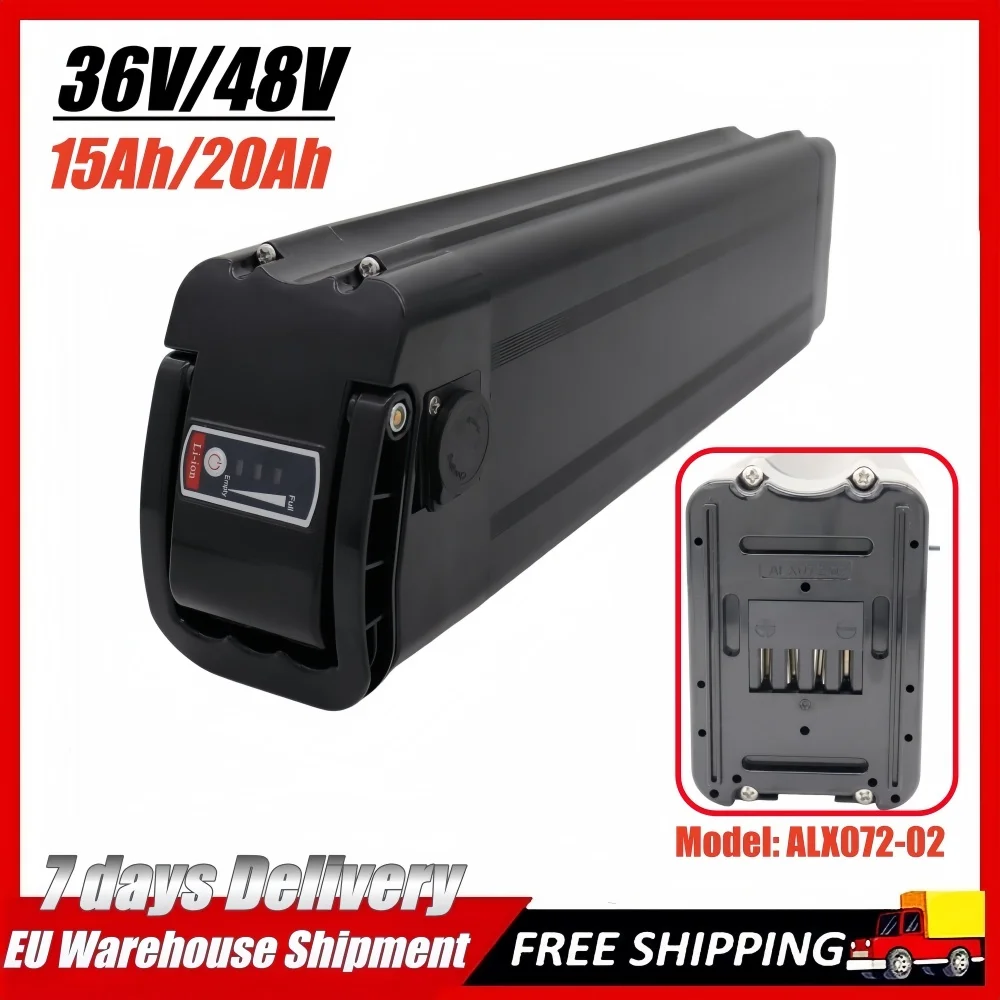 48V 36V 20Ah 15Ah Akku 18650 Lithium-Akku mit integriertem BMS für Silverfish 250W-750W Bafang Motor Kit mit Ladegerät