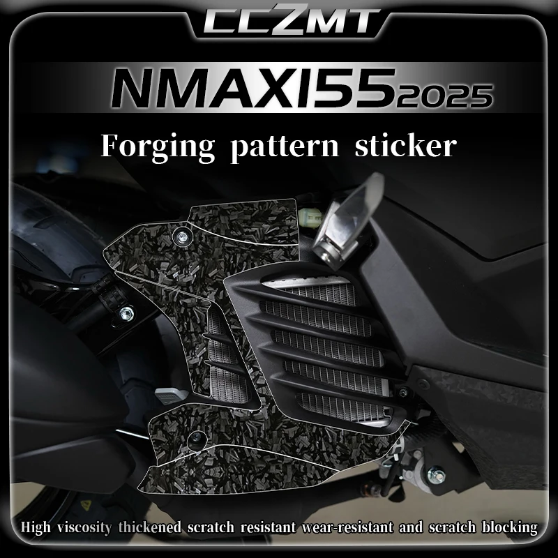 

For Yamaha NMAX 155 NMAX155 Nmax 155 nmax155 2025 forged carbon fiber sticker oil tank protective film modification accessories
