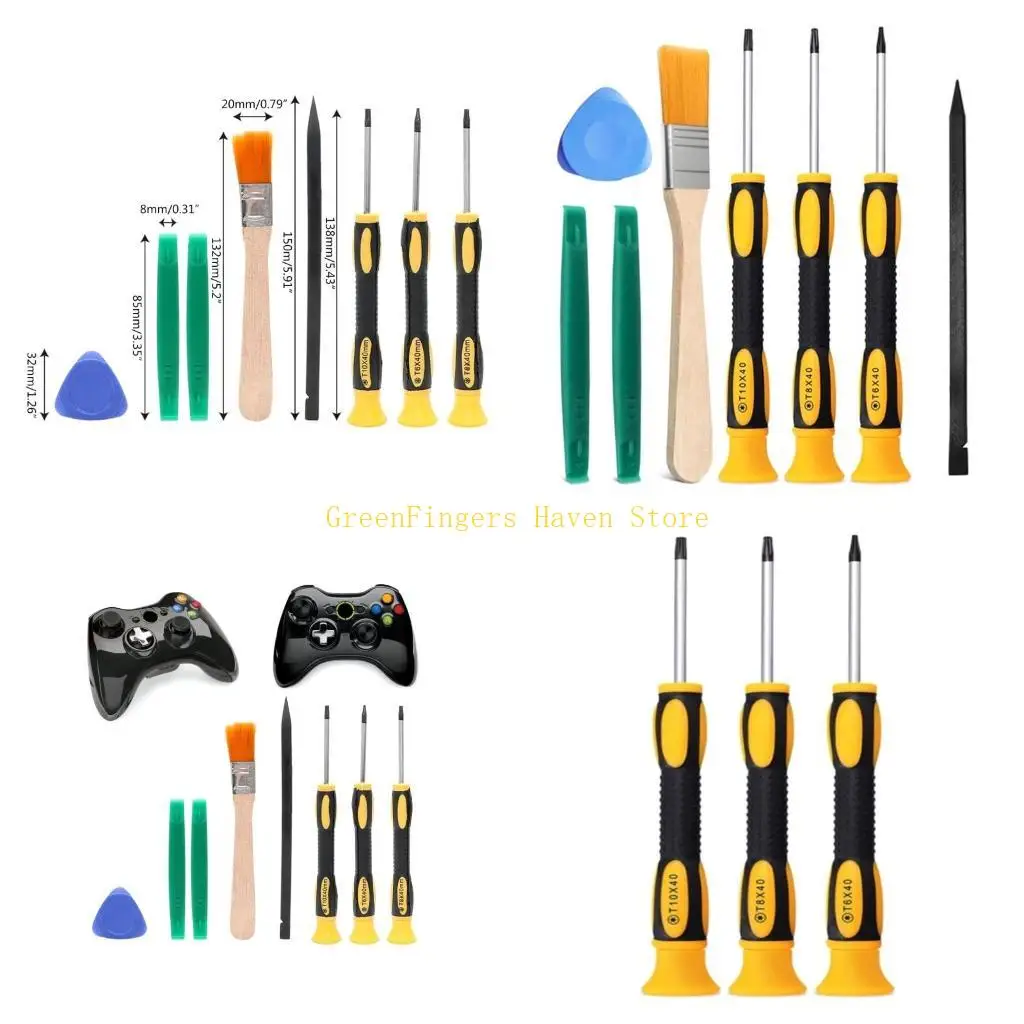 

F68D for 360 Game Controller Console Disassembling Tool T8 T10 Torx Hex-Star Screwdriver Set Game Accessories