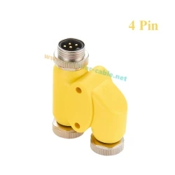 3-Wege-Mini-Schnellverbinder 7/8" 5-polig Stecker auf Buchse Y-Verteiler IP67 Mini-Feldverbindungsstecker Stromverteilungsadapter – Detail 3
