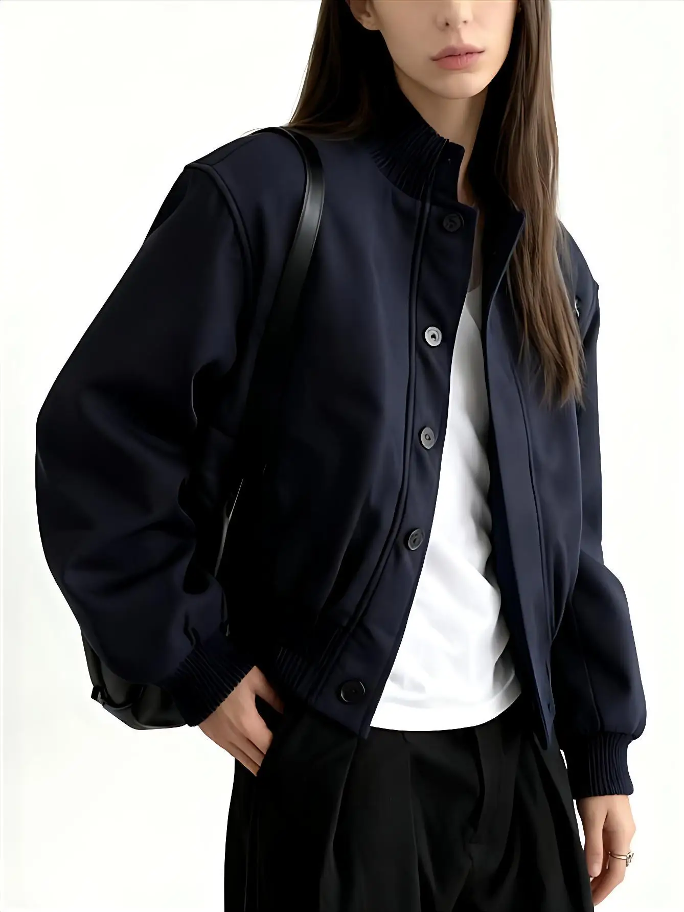 

Куртки-бомберы для девочек и женщин, осенние, с принтом граффити, ботанические цветы, уникальный многослойный C-принт, контрастный французский стиль, элегантный