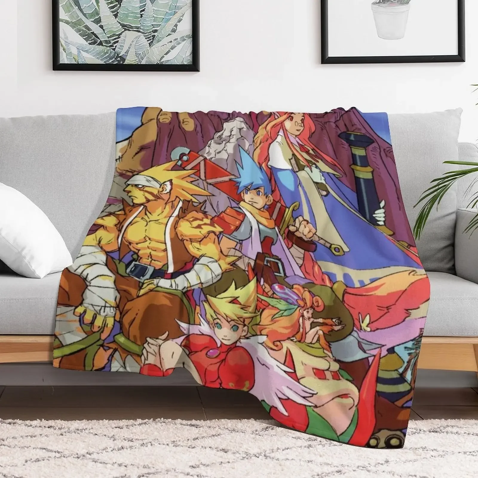 Breath of Fire III Throw Blanket Shaggy Luxury St Blankets