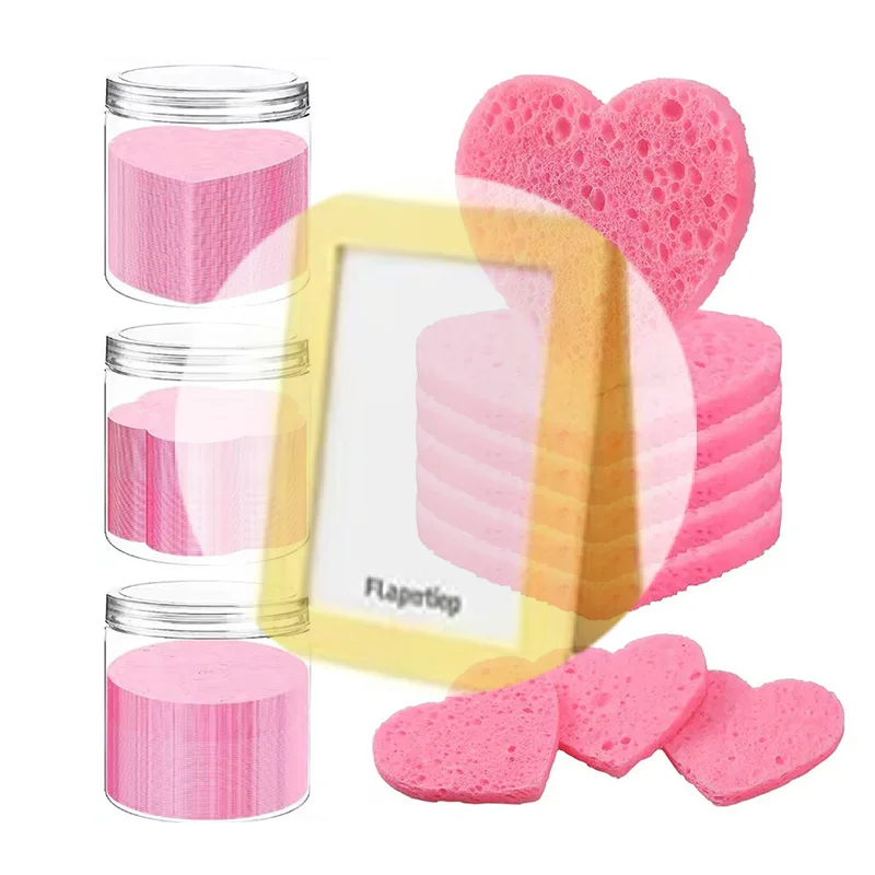 [20 unids/caja esponjas faciales comprimidas esponja cosmética para hidroterapia almohadillas faciales de Spa para limpieza diaria eliminación de maquillaje exfoliación