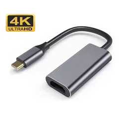 Type C to HDMI-compatible Cable USB-C to HD TV Adapter USB3.1 4K DisplayPort Converter HDTV Cable Adapter Video Audio For PC TV