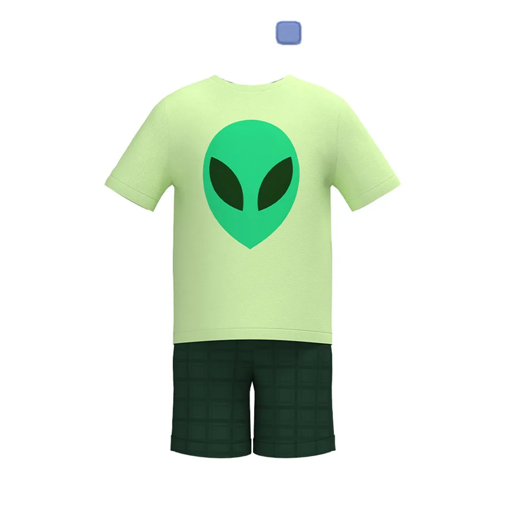 زي للأطفال الأولاد مفوض الأرض إيليو كوسبلاي تي شيرت شورت عباءة موحدة مغامرة فستان الهالوين حتى ملابس الدعاوى