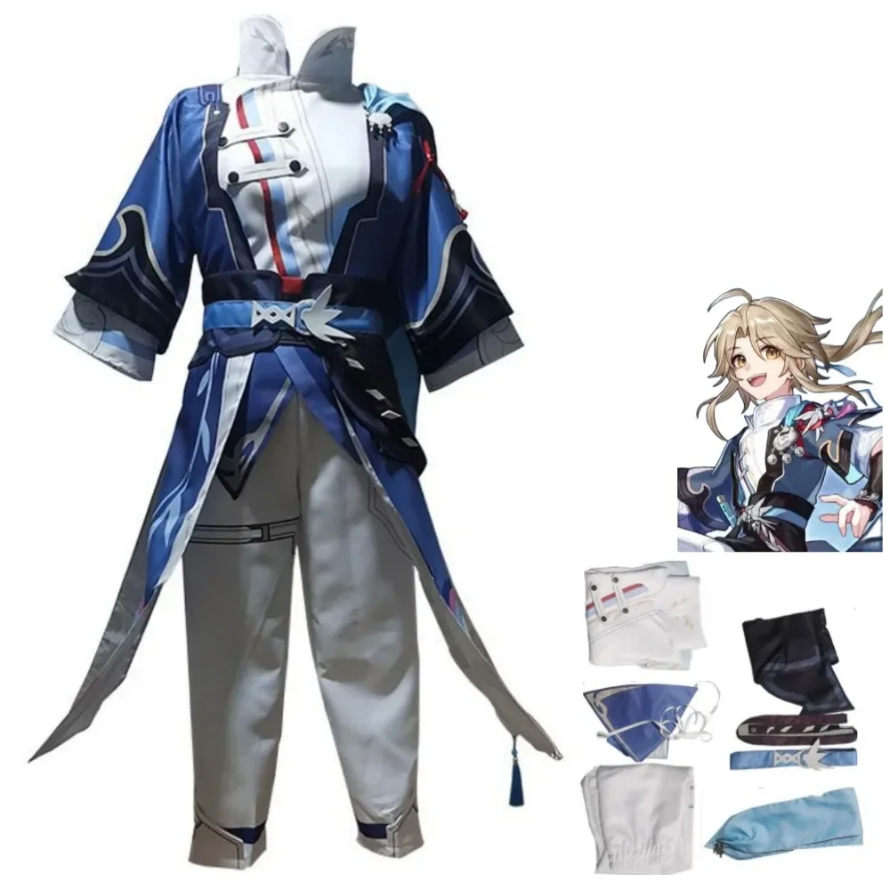 

Anime Game Honkai: Star Rail Yanqing Cosplay Costume Swordsman Kendo Uniform Combats Adult Man Woman Halloween Carnival Suit