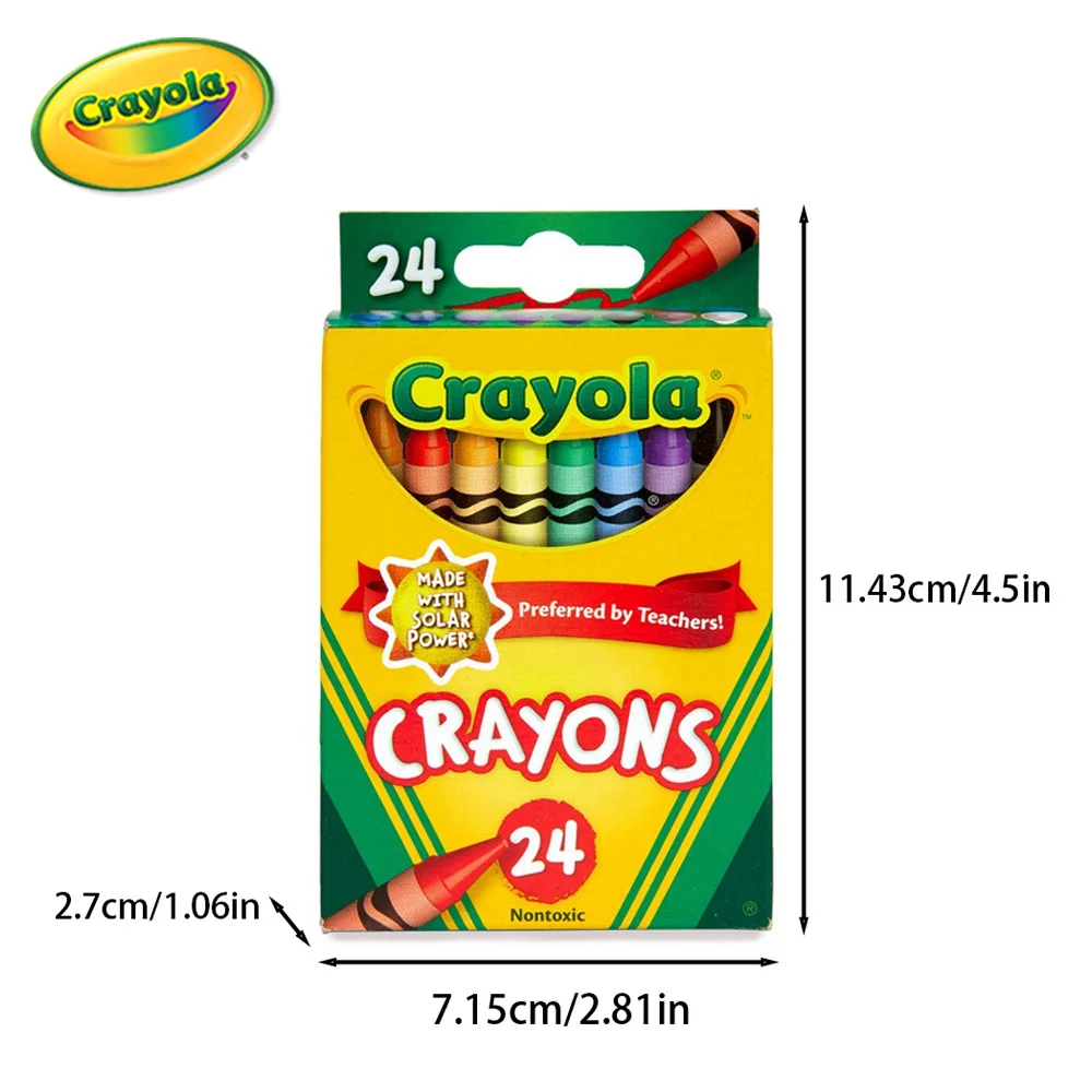 Crayola 24-color children\'s drawing crayon creation tool set holiday birthday gift